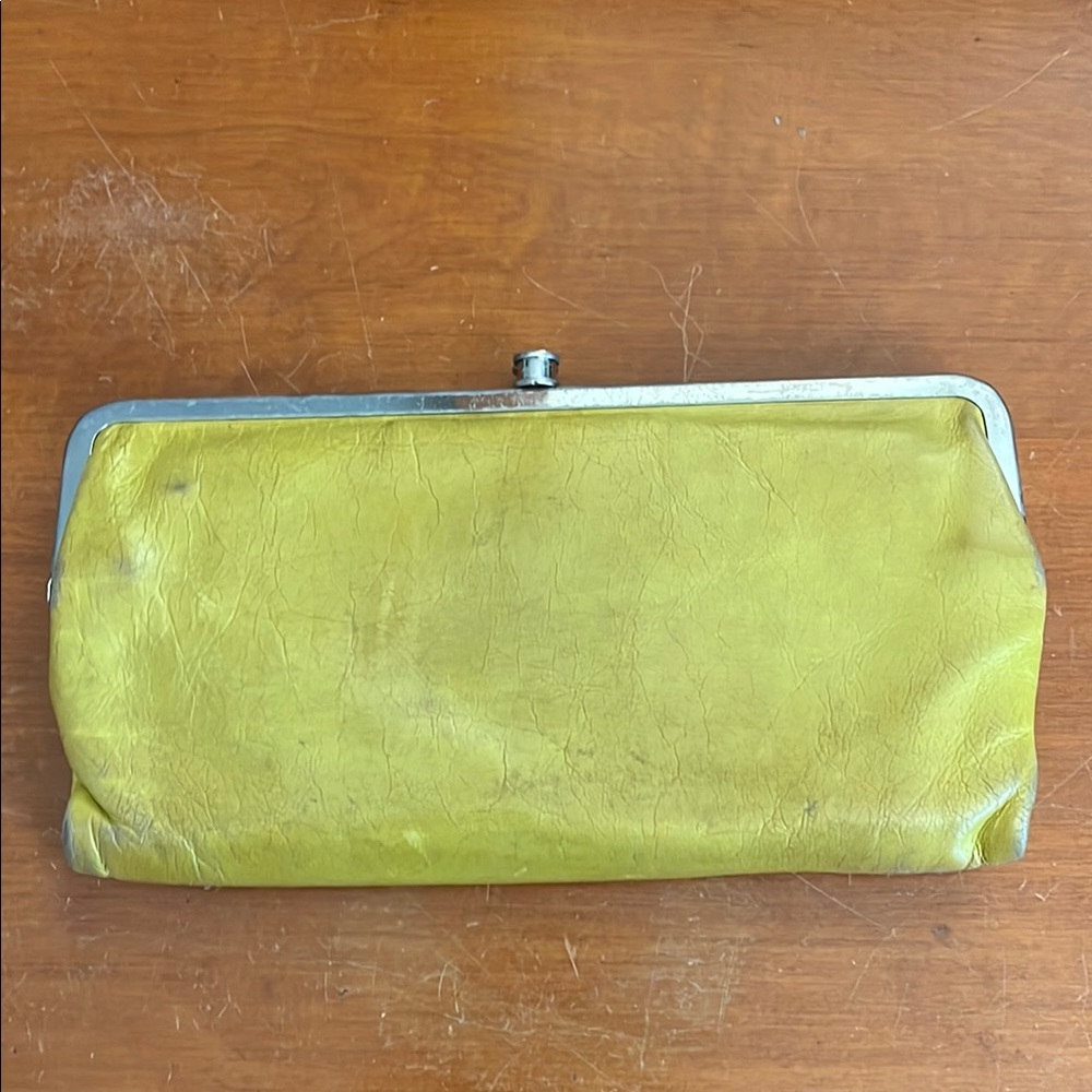HOBO Green Leather Clutch